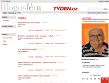 Tablet Screenshot of intriky.blog.tyden.cz