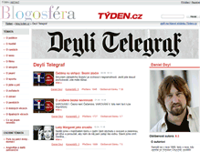 Tablet Screenshot of daniel-deyl.blog.tyden.cz